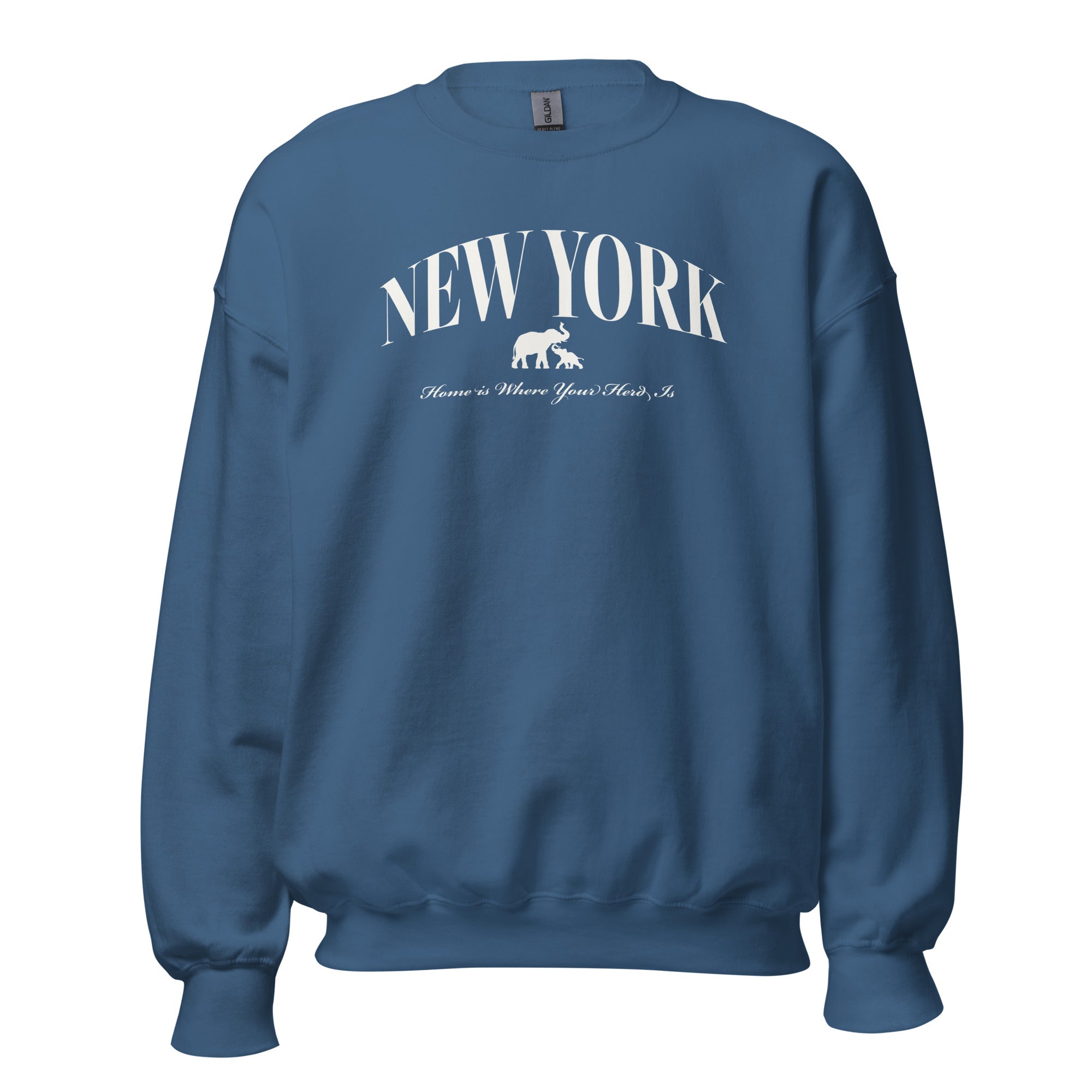Home Is Where Your Herd Is New York Unisex Sweatshirt
