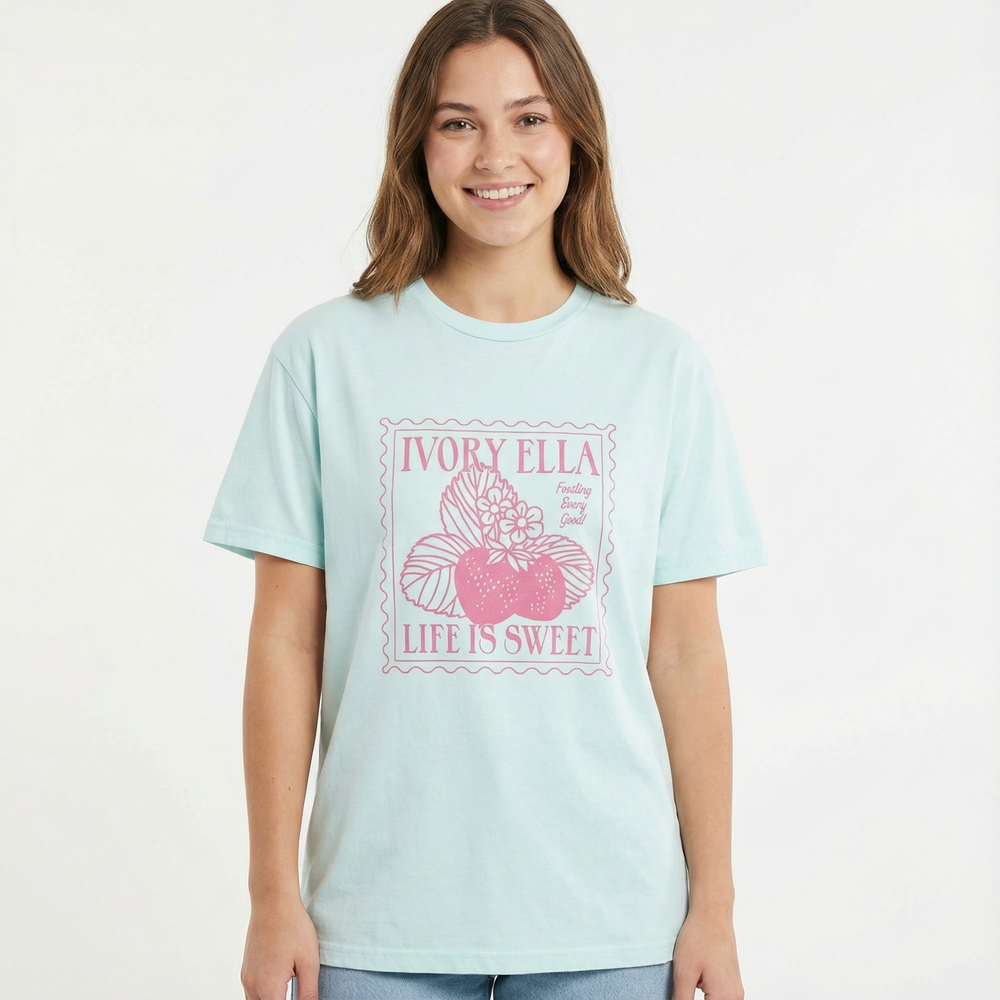 Life is Sweet Unisex Heavyweight T-shirt