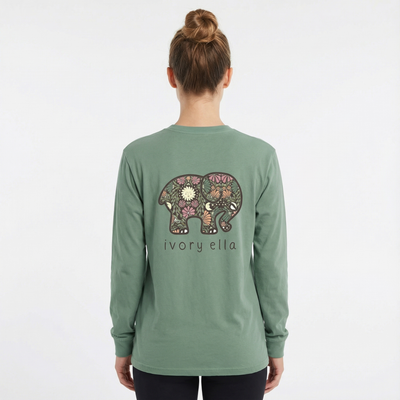 Moon Mandala Heavyweight Long-sleeve Shirt