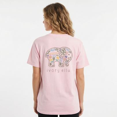 Boho Florals Unisex Heavyweight T-shirt