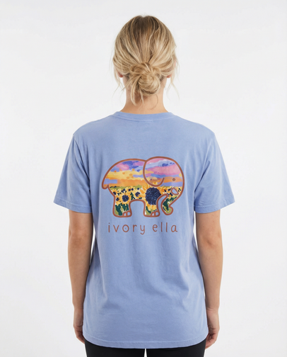 Sunflower Fields Unisex Heavyweight T-shirt