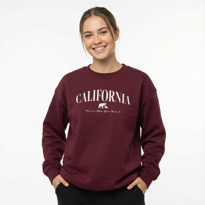 Home Is Where Your Herd Is California Unisex Sweatshirt
