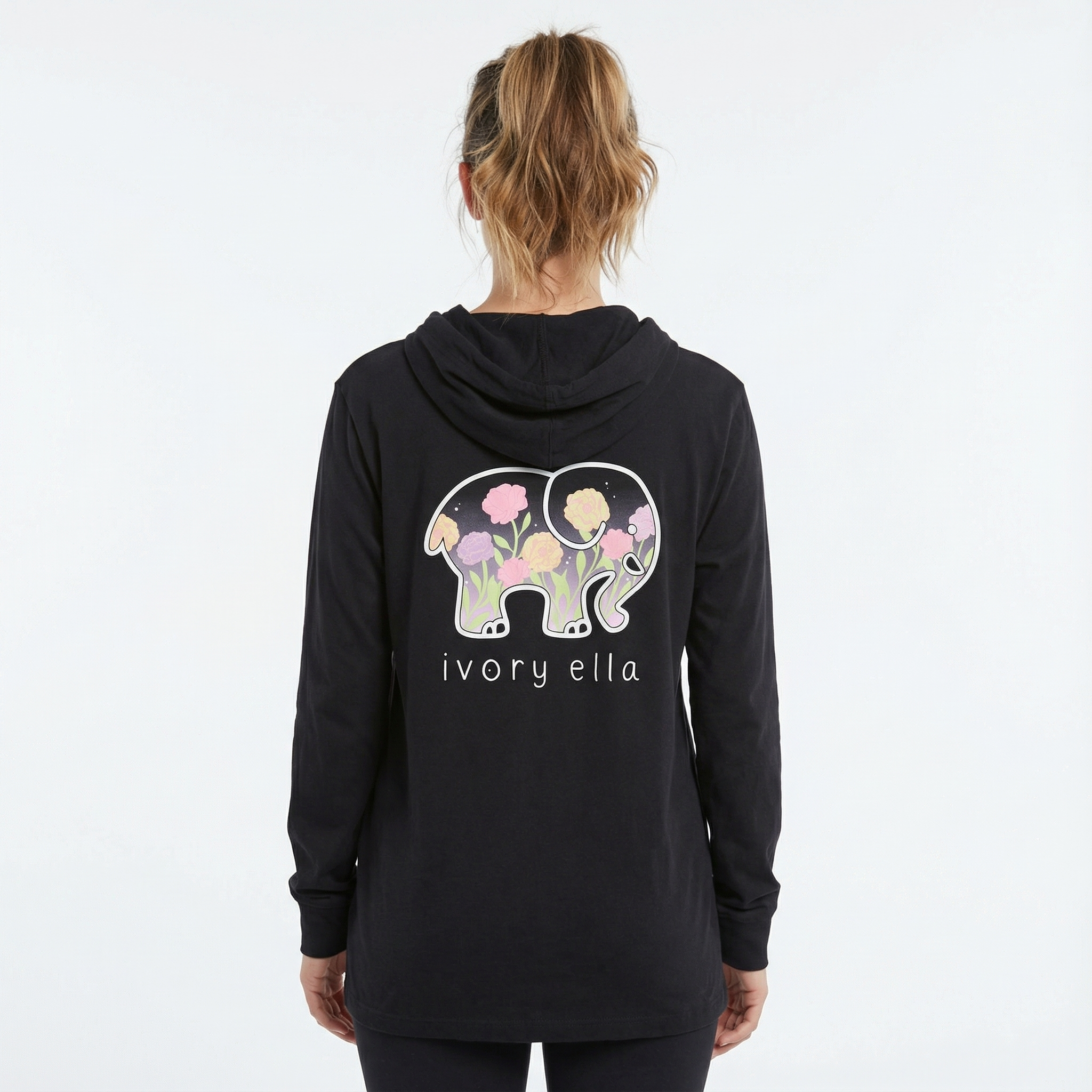 Glow and Grow Hooded Long-sleeve Tee