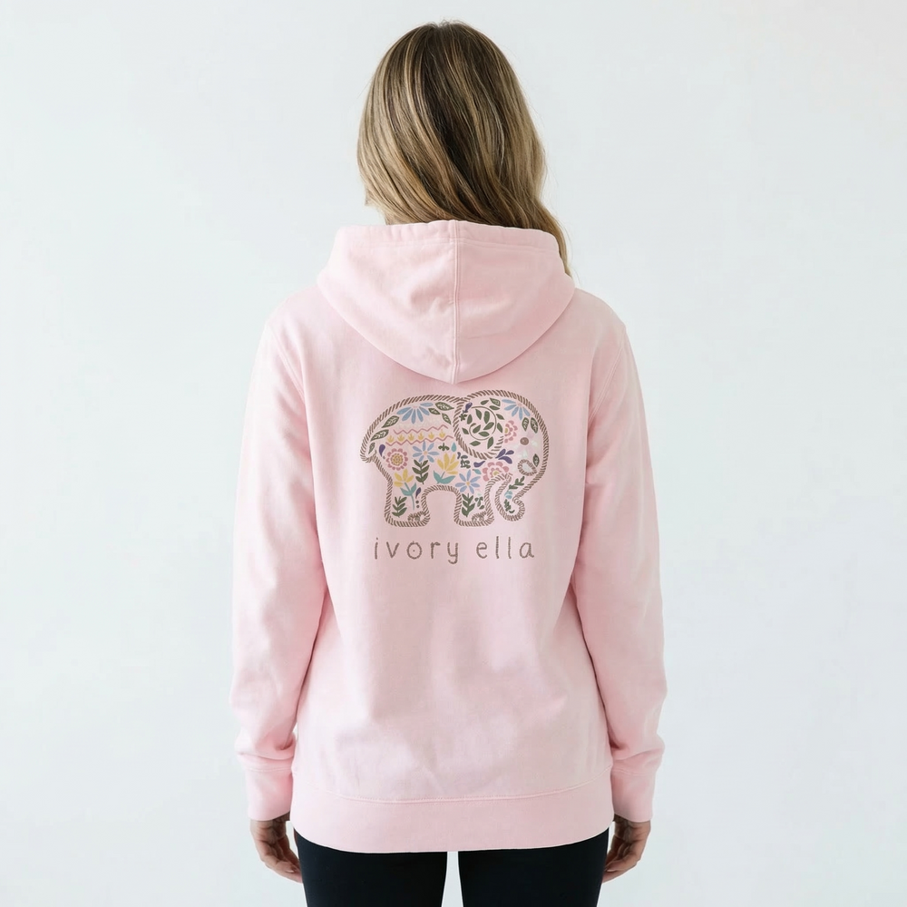 Boho Florals Unisex Midweight Hoodie