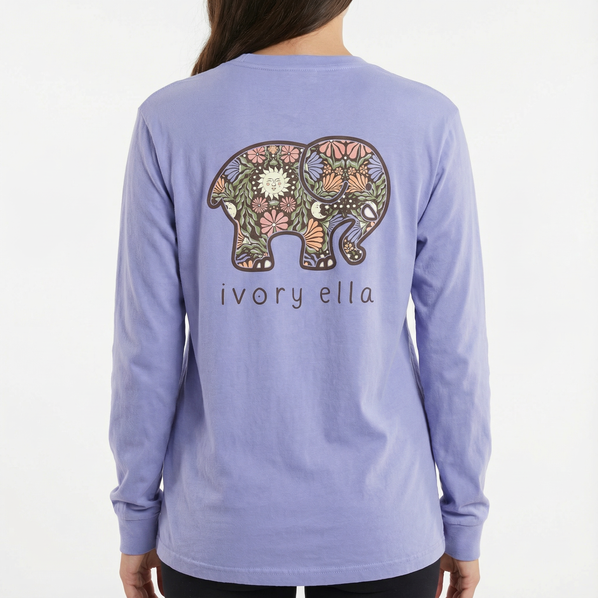 Long Sleeve Elephant Graphic T-Shirts & Tees For A Cause | Ivory Ella Long Sleeve Elephant Graphic T-Shirts & Tees For A Cause | Ivory Ella