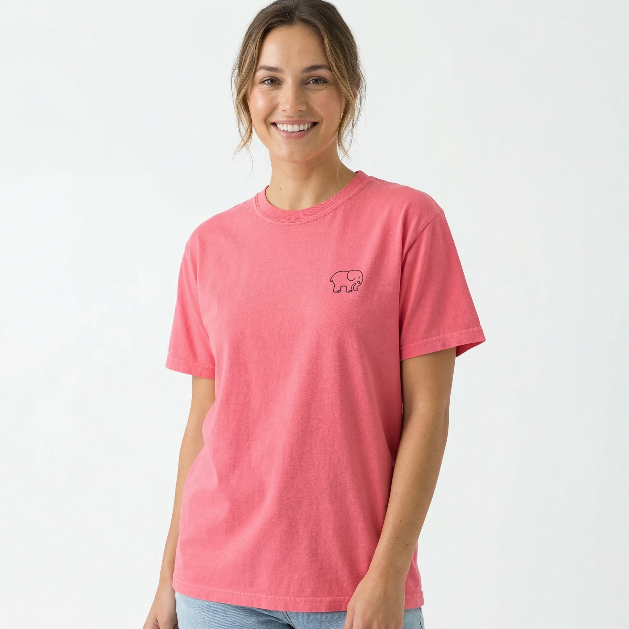 Cheetah Florals Unisex Heavyweight T-shirt