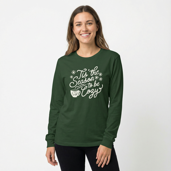 Cozy Season Unisex Long Sleeve Shirt – Ivory Ella