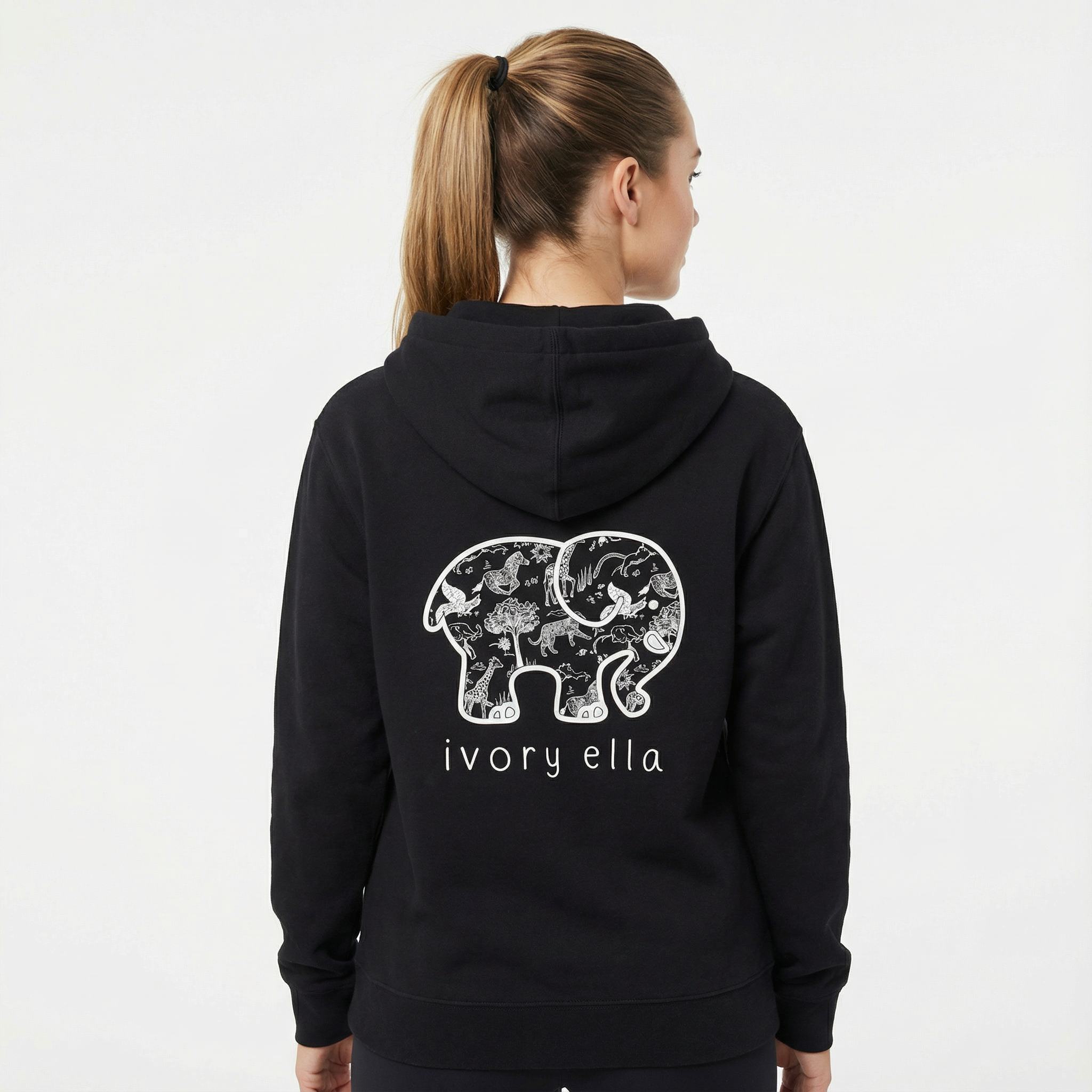 Safari Unisex Hoodie – Ivory Ella