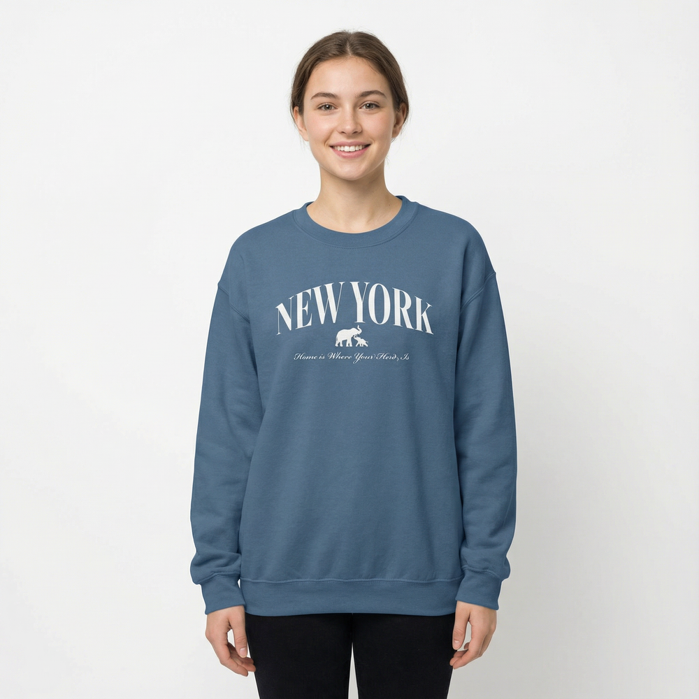 Home Is Where Your Herd Is New York Unisex Sweatshirt