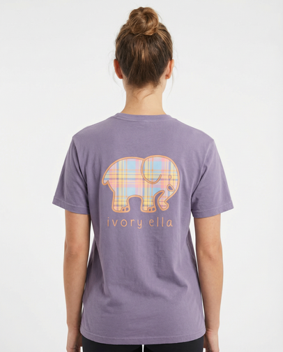 Prairie Plaid Unisex Heavyweight T-shirt