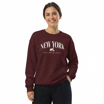 Home Is Where Your Herd Is New York Unisex Sweatshirt