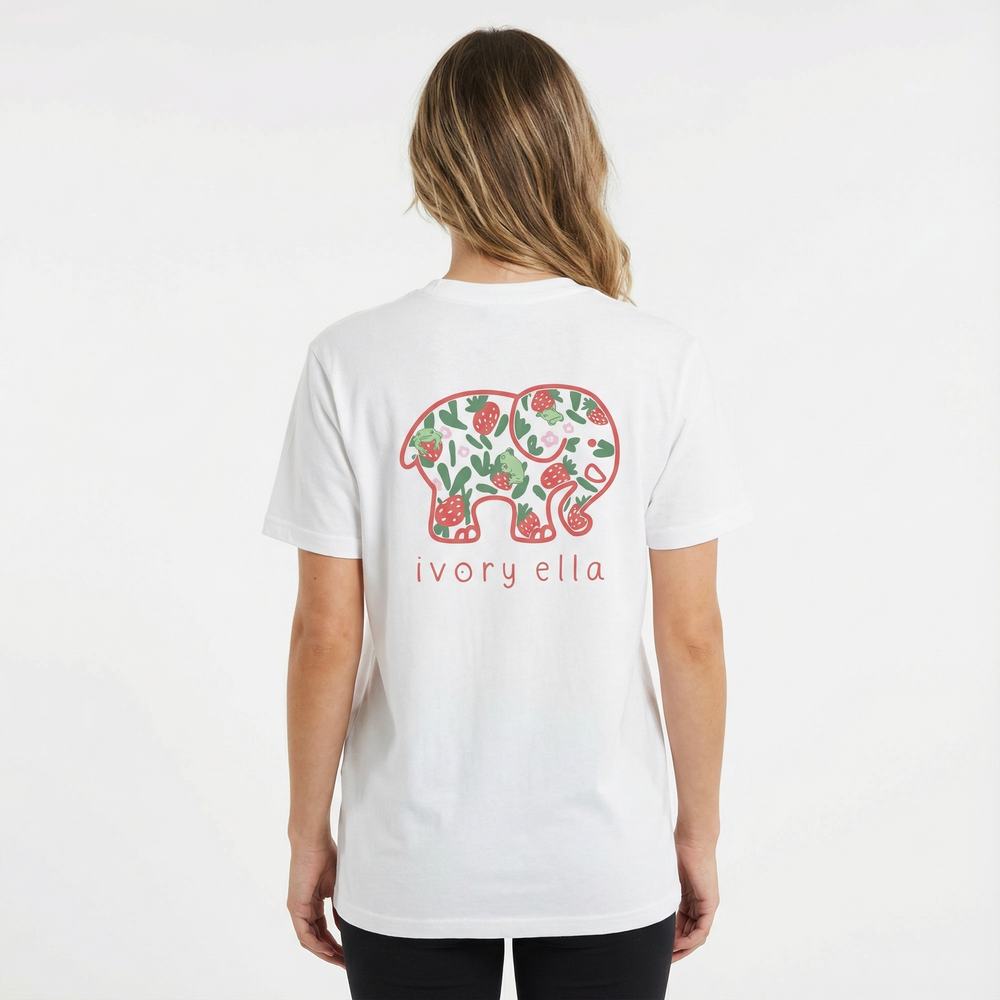 Strawberry Frogs Unisex Heavyweight T-shirt