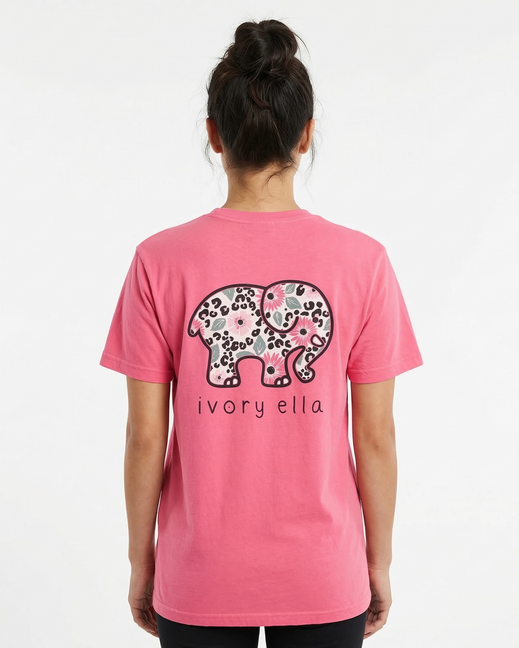 Cheetah Florals Unisex Heavyweight T-shirt
