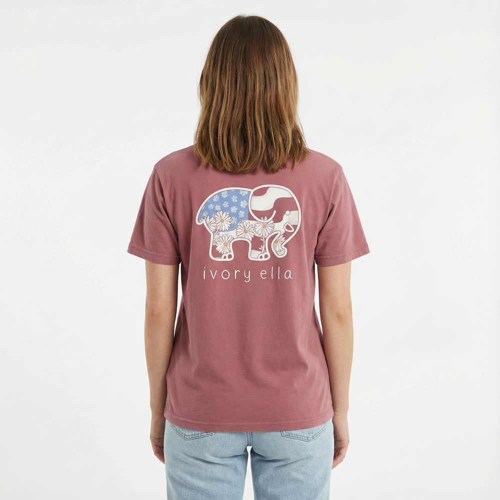 Americana Daisy Unisex T-shirt