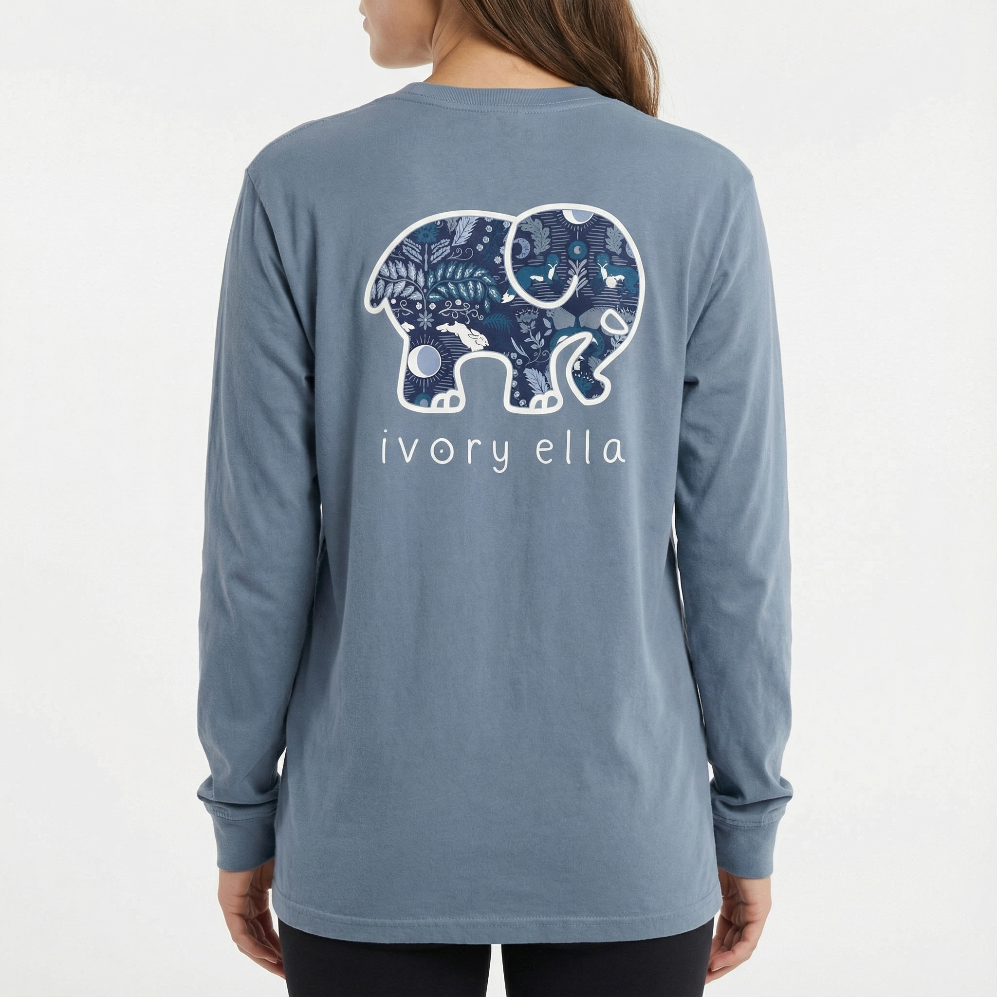 Moonlight Paisley Heavyweight Long-sleeve Shirt