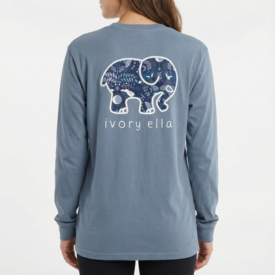 Moonlight Paisley Heavyweight Long-sleeve Shirt