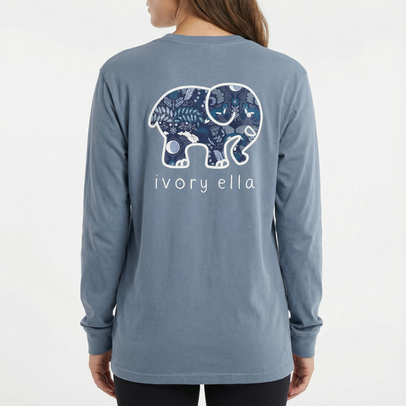 Moonlight Paisley Heavyweight Long-sleeve Shirt