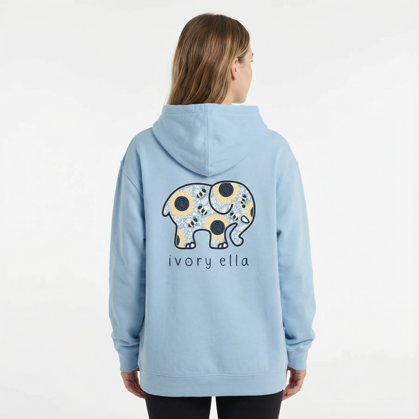 Sunflower Bees Unisex Hoodie – Ivory Ella