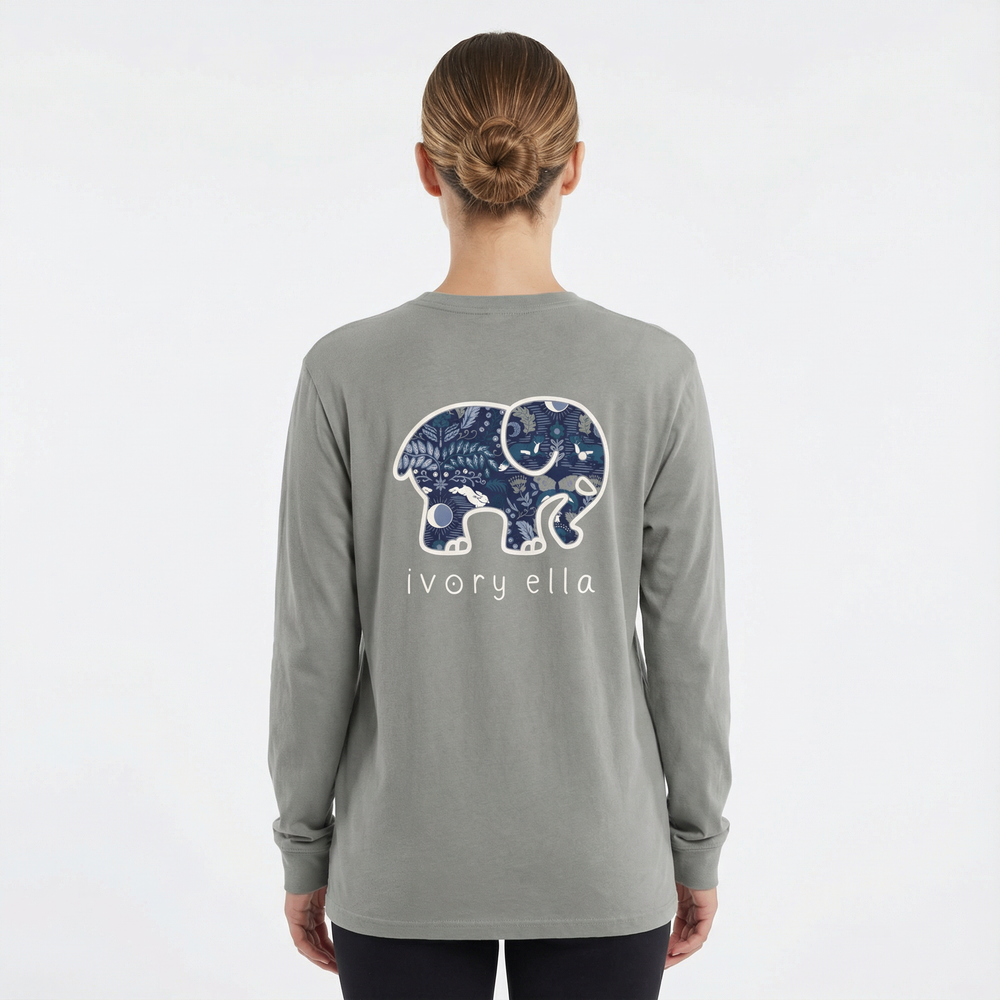 Moonlight Paisley Heavyweight Long-sleeve Shirt