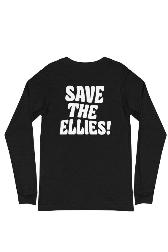Save the Ellies Unisex Long Sleeve T-Shirt