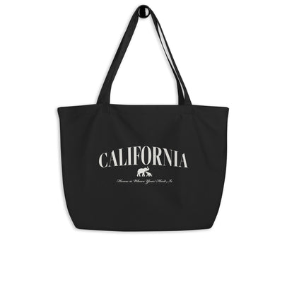 Home Is Where The Herd Is CA Large Organic Tote Bag