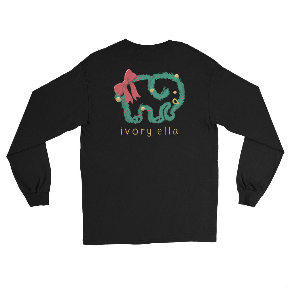 Elle Wreath Unisex Long Sleeve Shirt