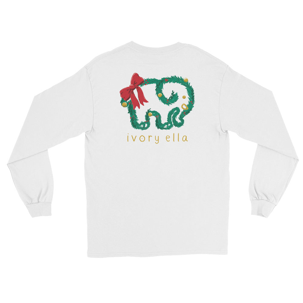 Elle Wreath Unisex Long Sleeve Shirt