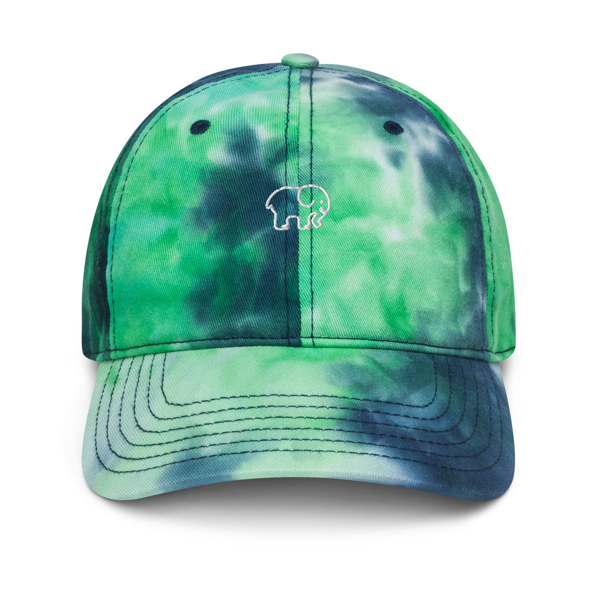 Tie Dye Save The Elephants Hat