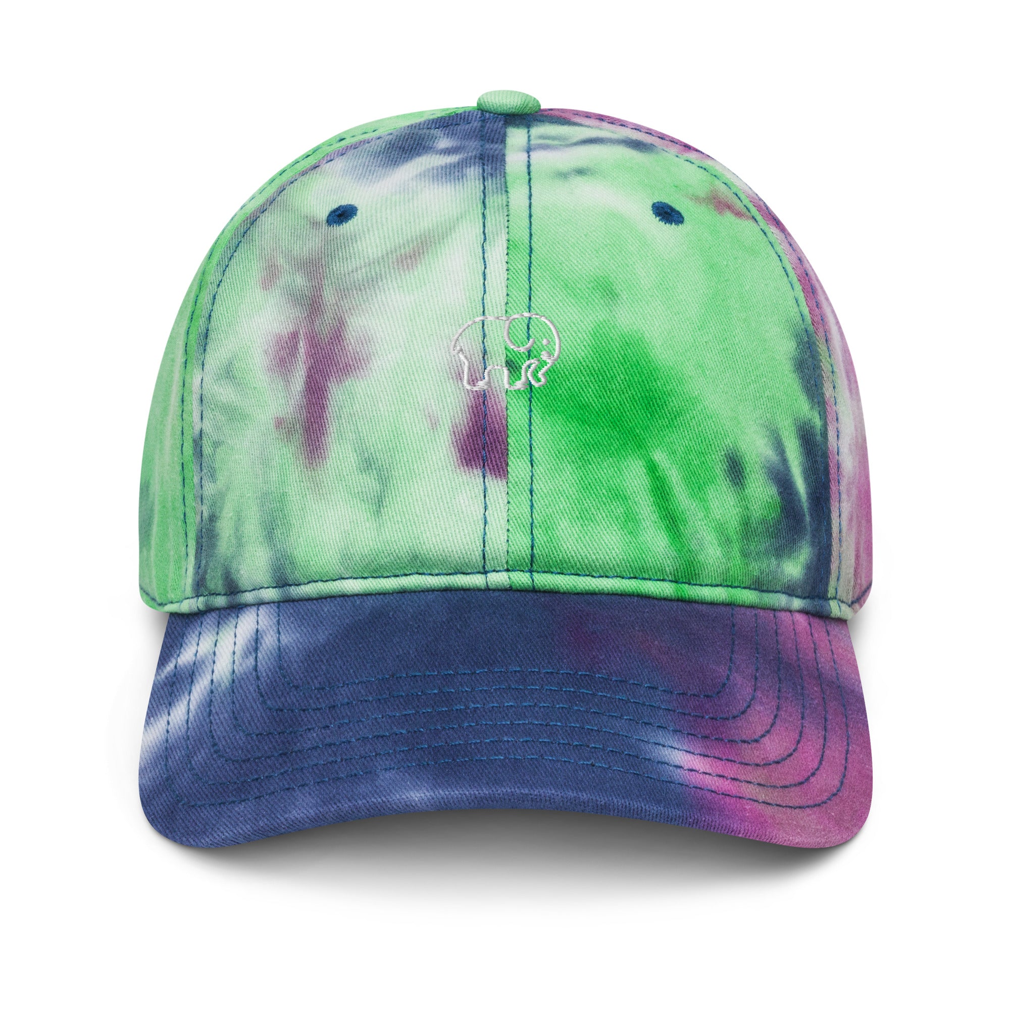 Tie Dye Save The Elephants Hat