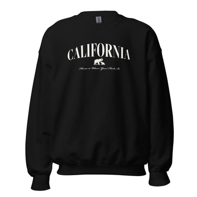 Home Is Where Your Herd Is California Unisex Sweatshirt