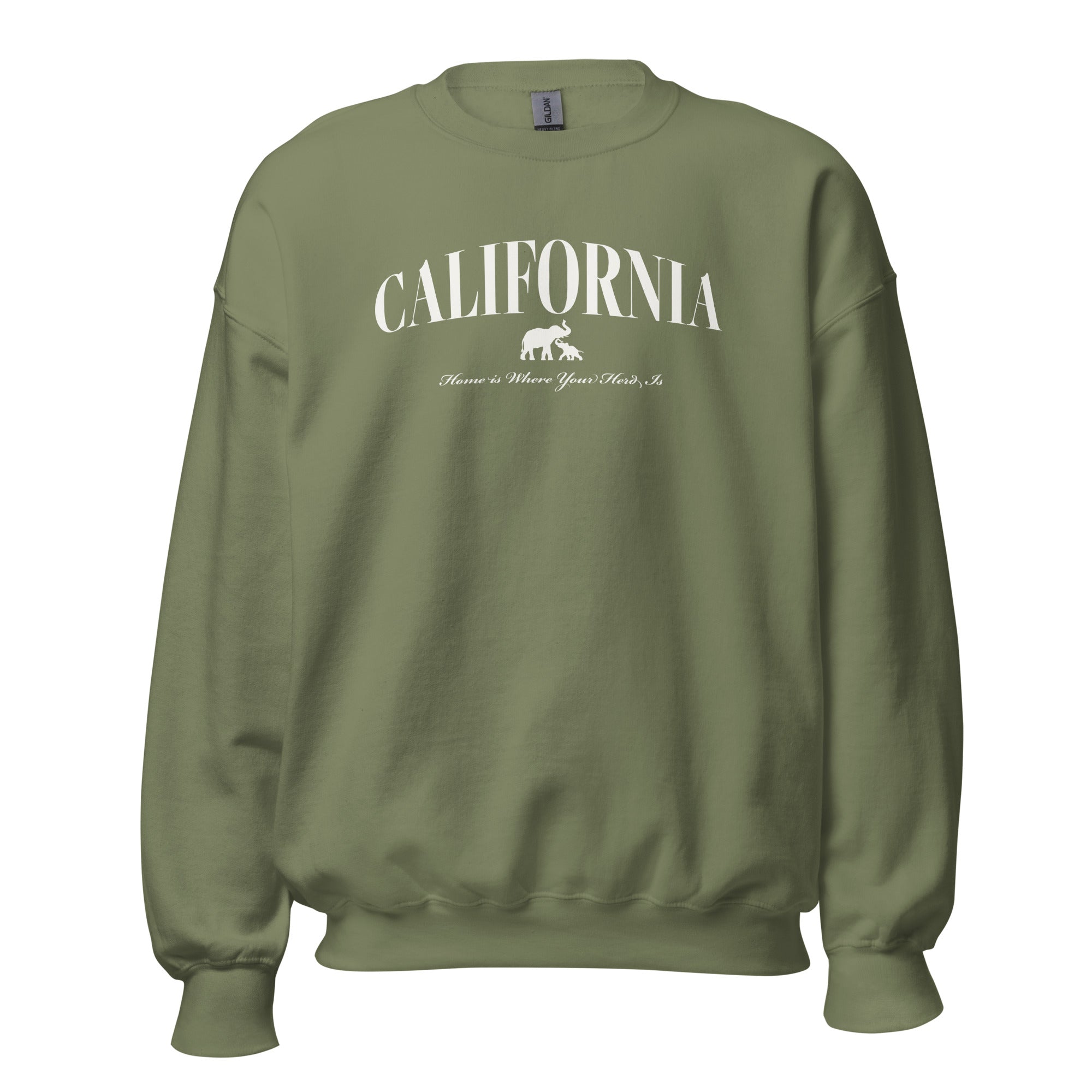 Home Is Where Your Herd Is California Unisex Sweatshirt