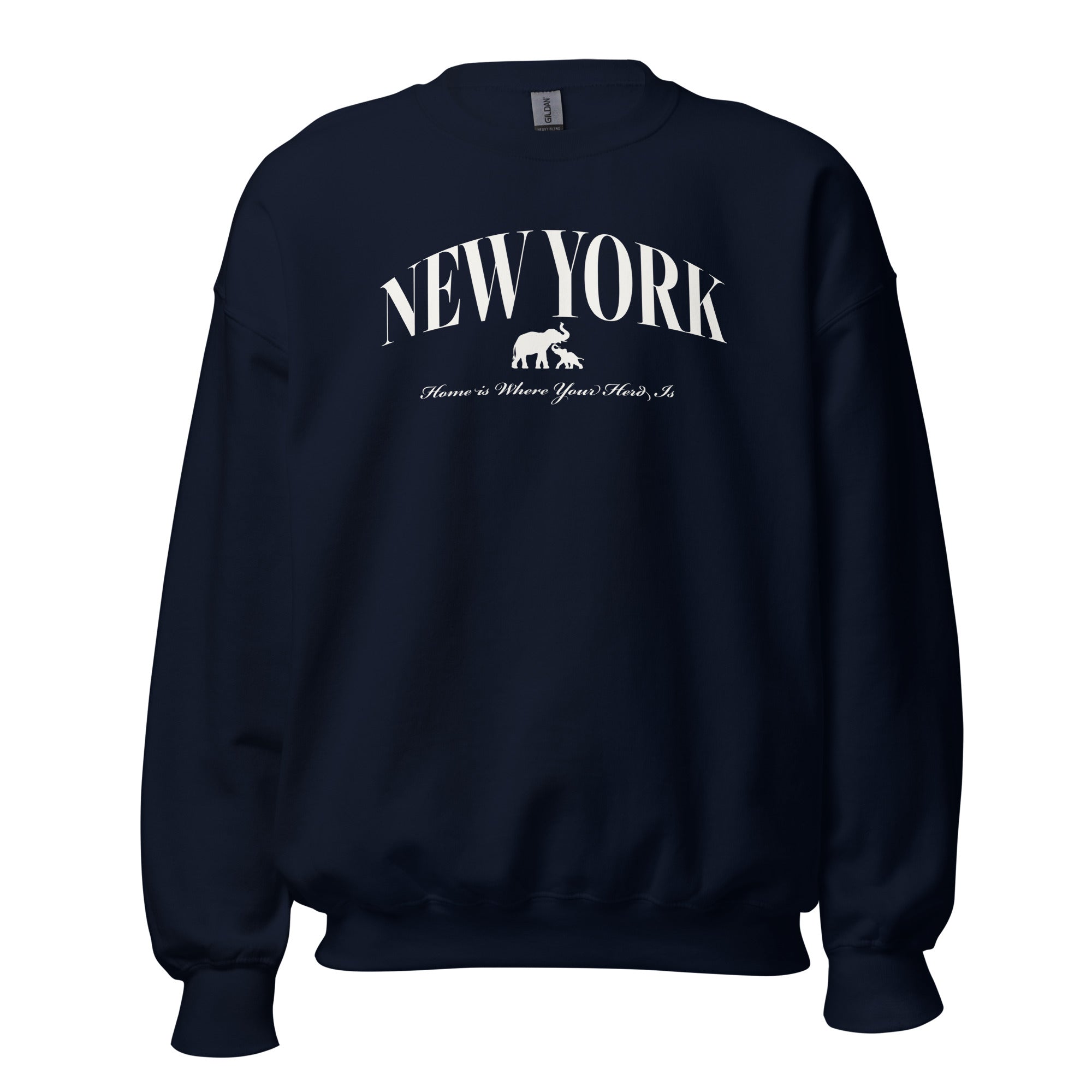Home Is Where Your Herd Is New York Unisex Sweatshirt