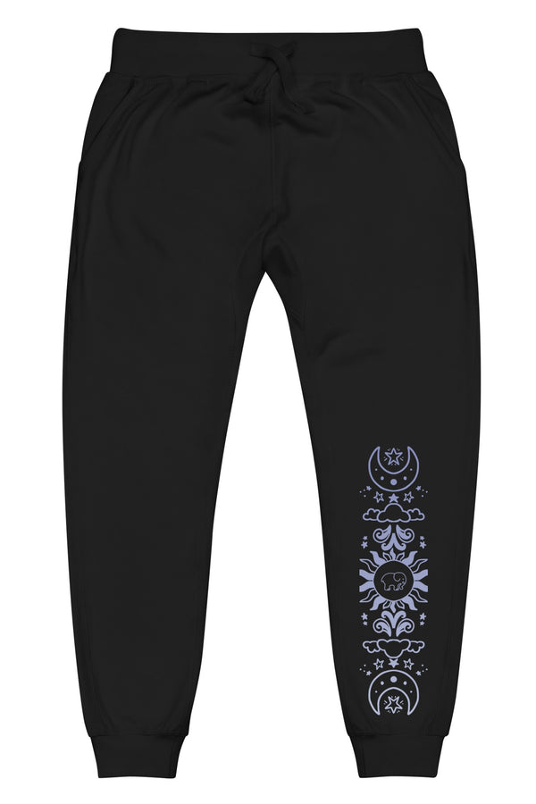 unisex-fleece-sweatpants-black