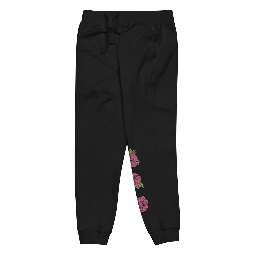 Roses Unisex Fleece Sweatpants