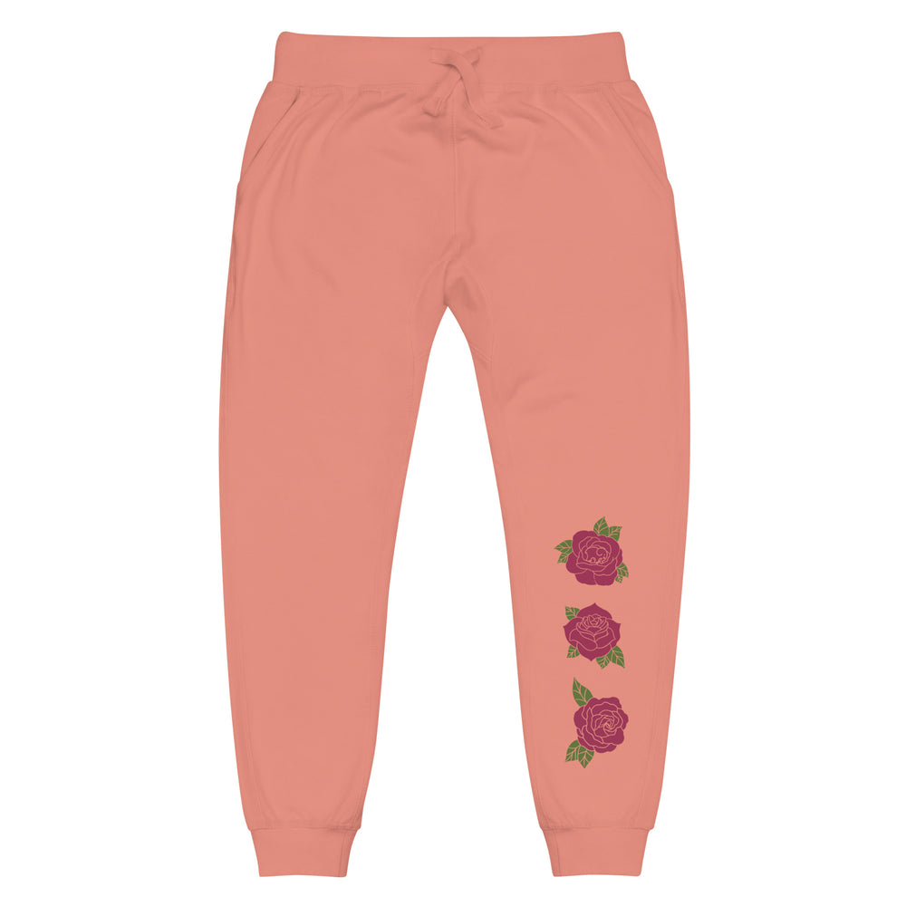 Roses Unisex Fleece Sweatpants