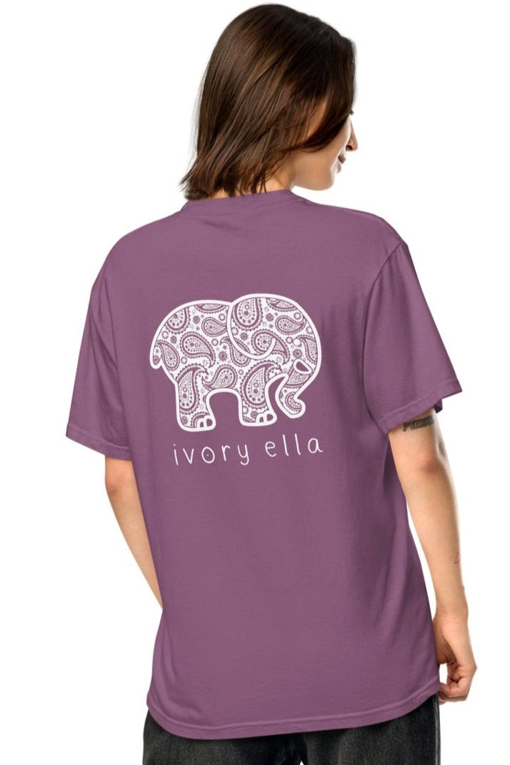 Paisley Short Sleeve Unisex Heavyweight T-Shirt Paisley Short Sleeve Unisex Heavyweight T-Shirt