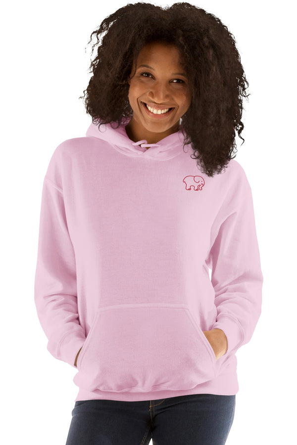 Candy Hearts Unisex Hoodie Ivory Ella
