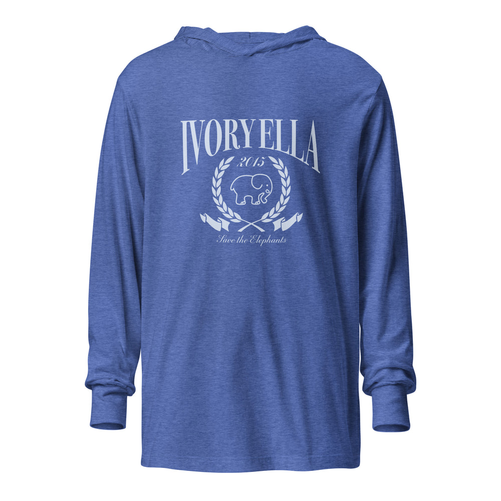 Team Ivory Ella Hooded Long-sleeve Tee