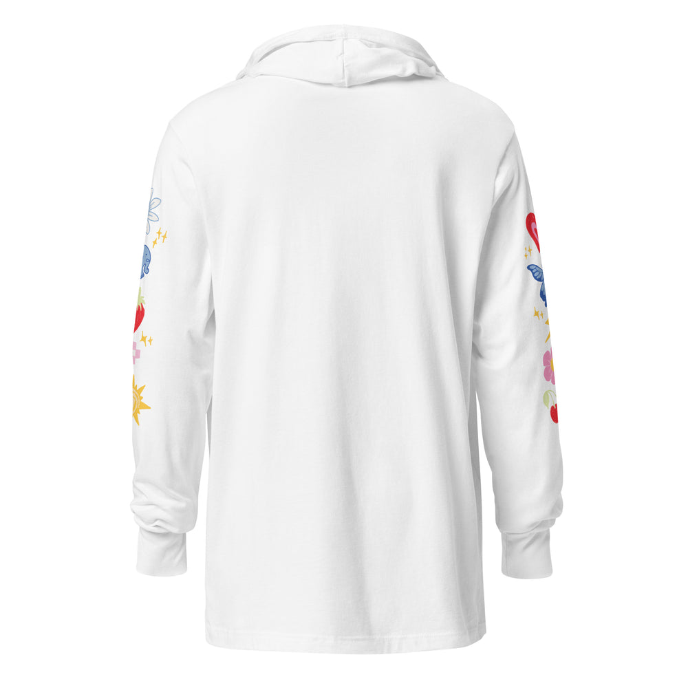 Iconic Hooded Long-sleeve Tee – Ivory Ella1