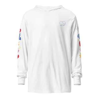 Iconic Hooded Long-sleeve Tee