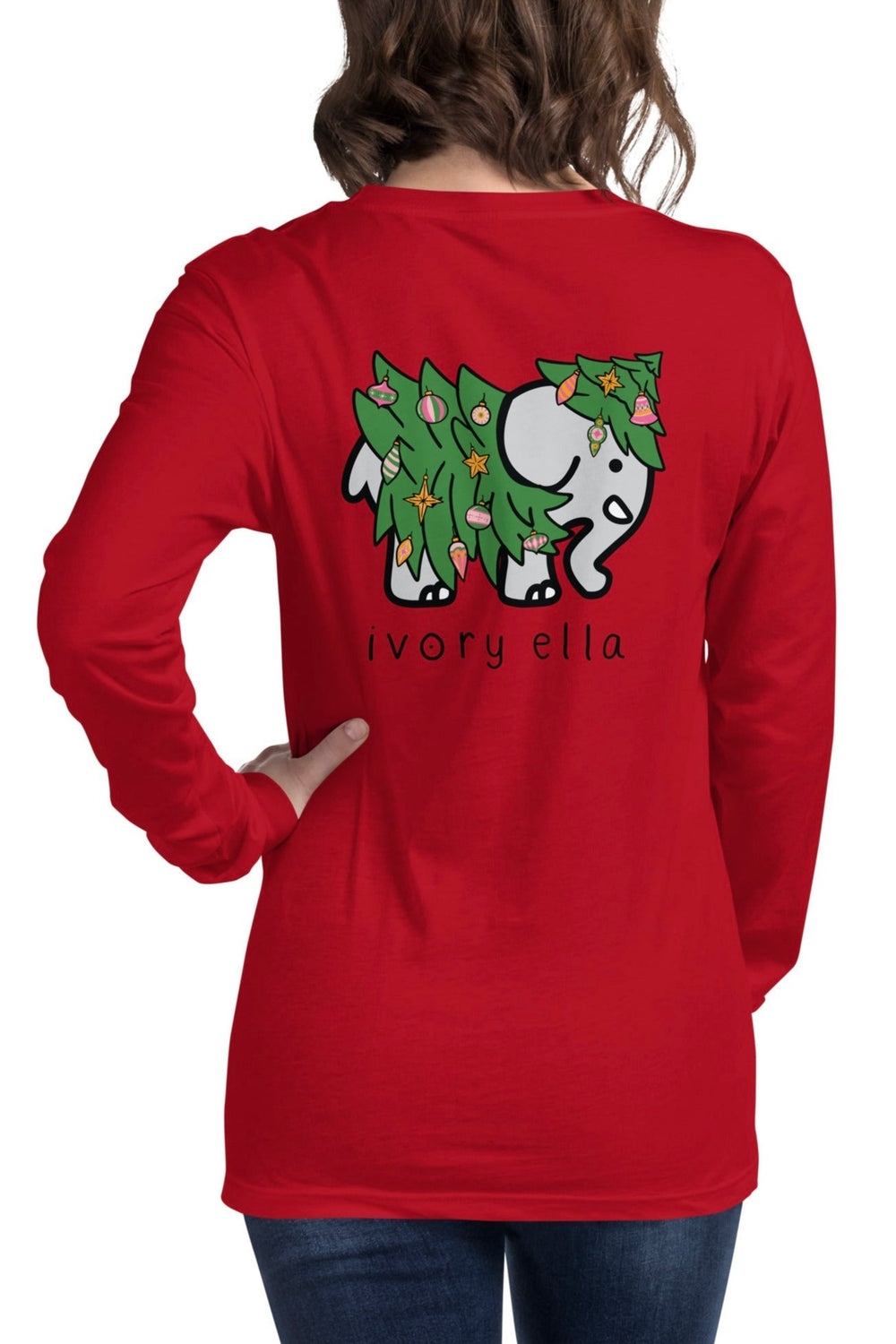 Christmas Tree Ella Unisex Long Sleeve T-Shirt