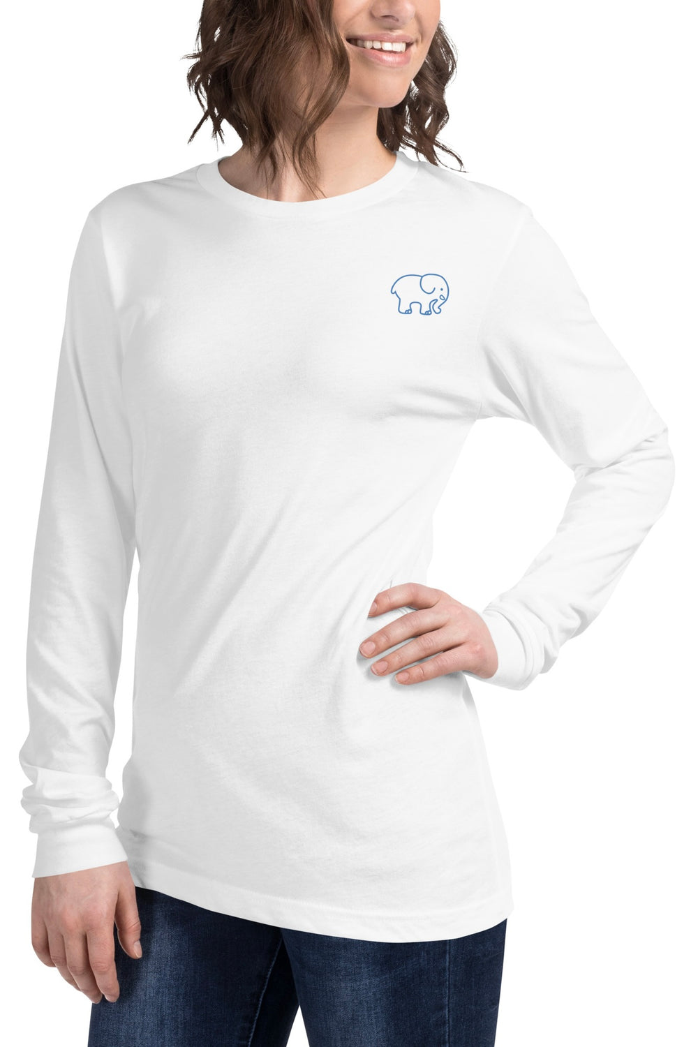 Snow Sports Unisex Long Sleeve T-Shirt – Ivory Ella
