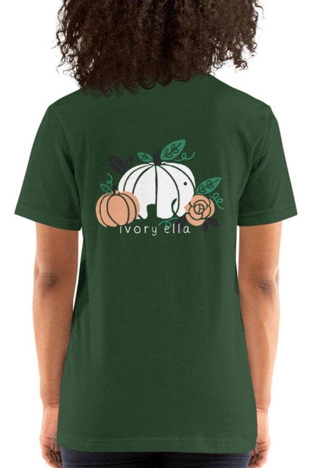 Ella Pumpkin Forest Unisex Short Sleeve T-Shirt