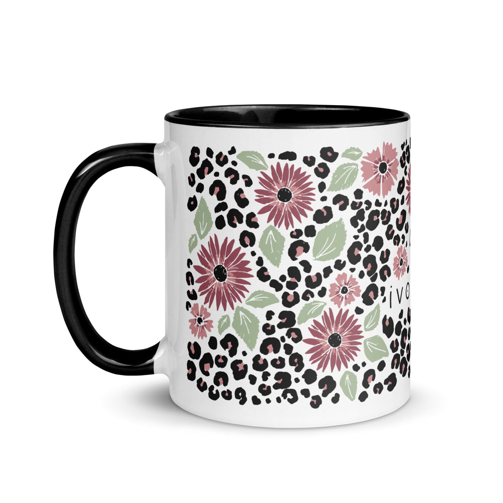 Leopard Blooms Mug