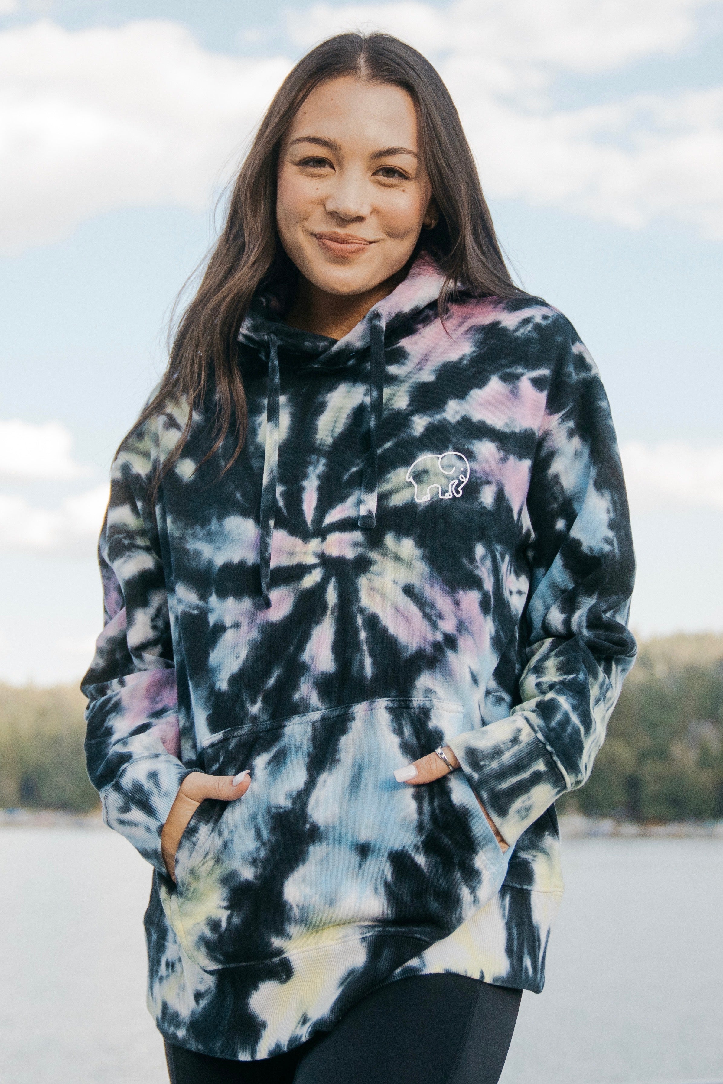 HERITAGE SPIRAL TIE DYE PULLOVER HOODIE