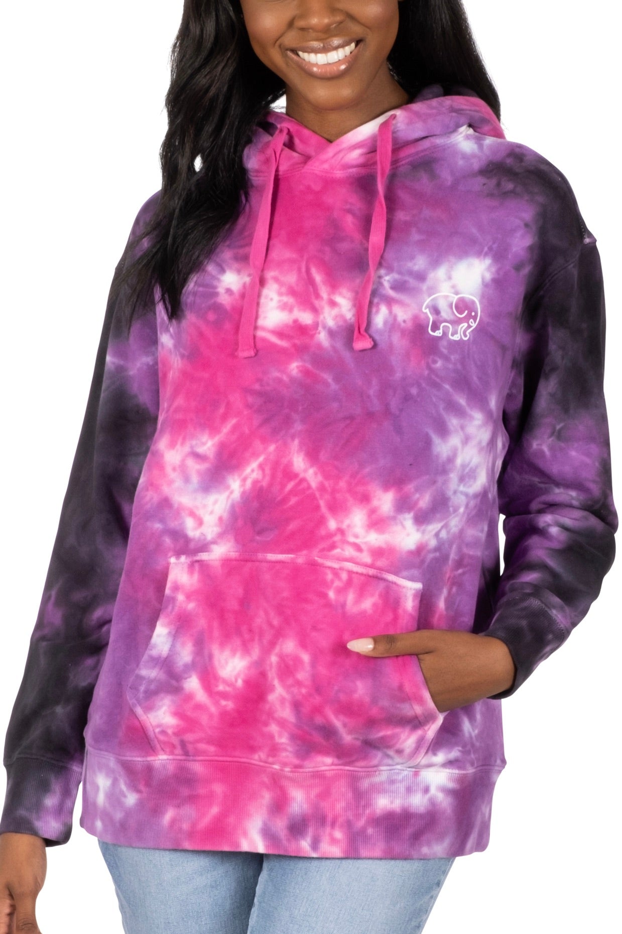 Pink Lava Tie Dye Hoodie – Ivory Ella