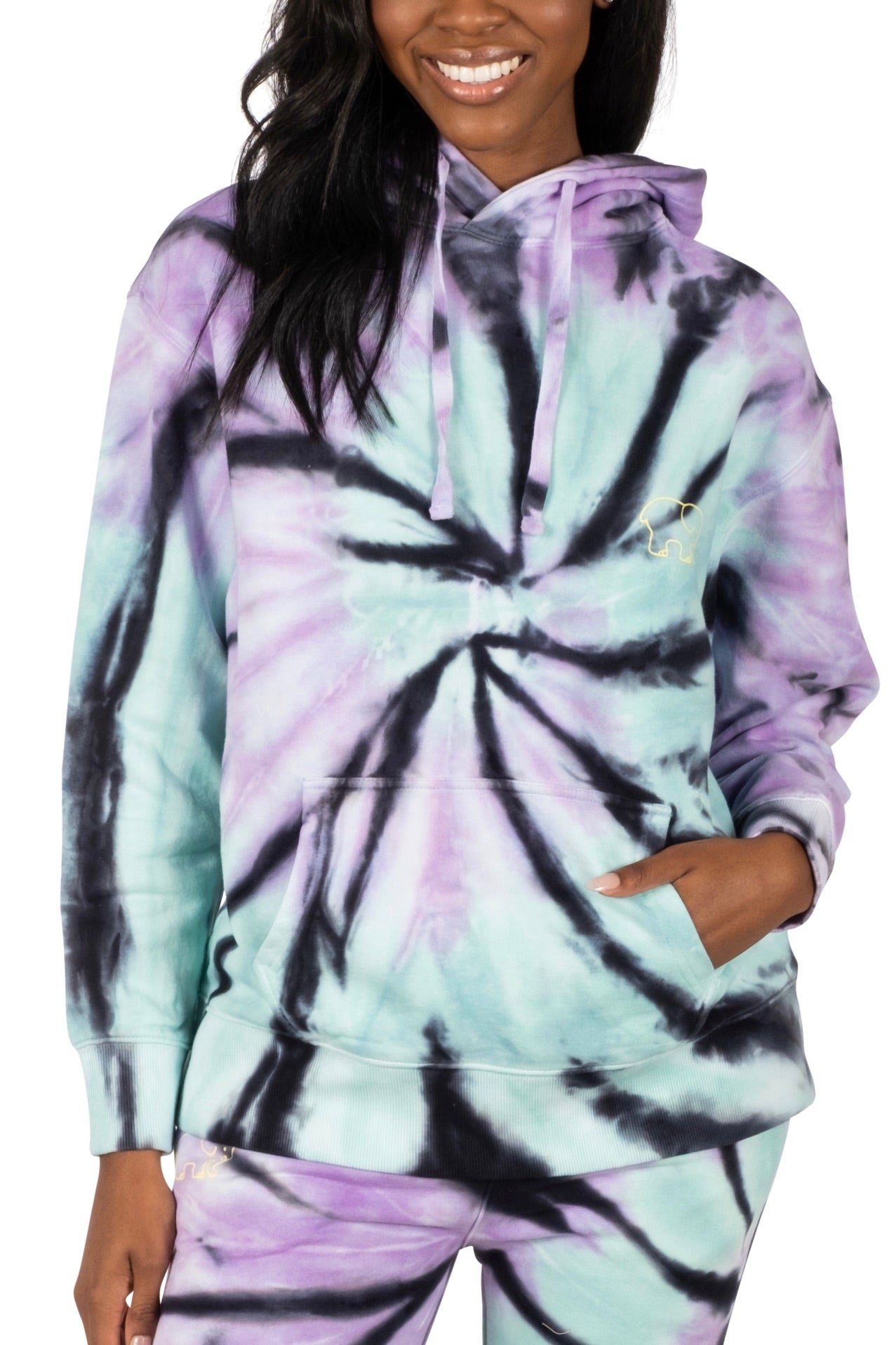 Galaxy Tie Dye Crewneck Sweatshirt - Kintsugi Apparel Purple / S