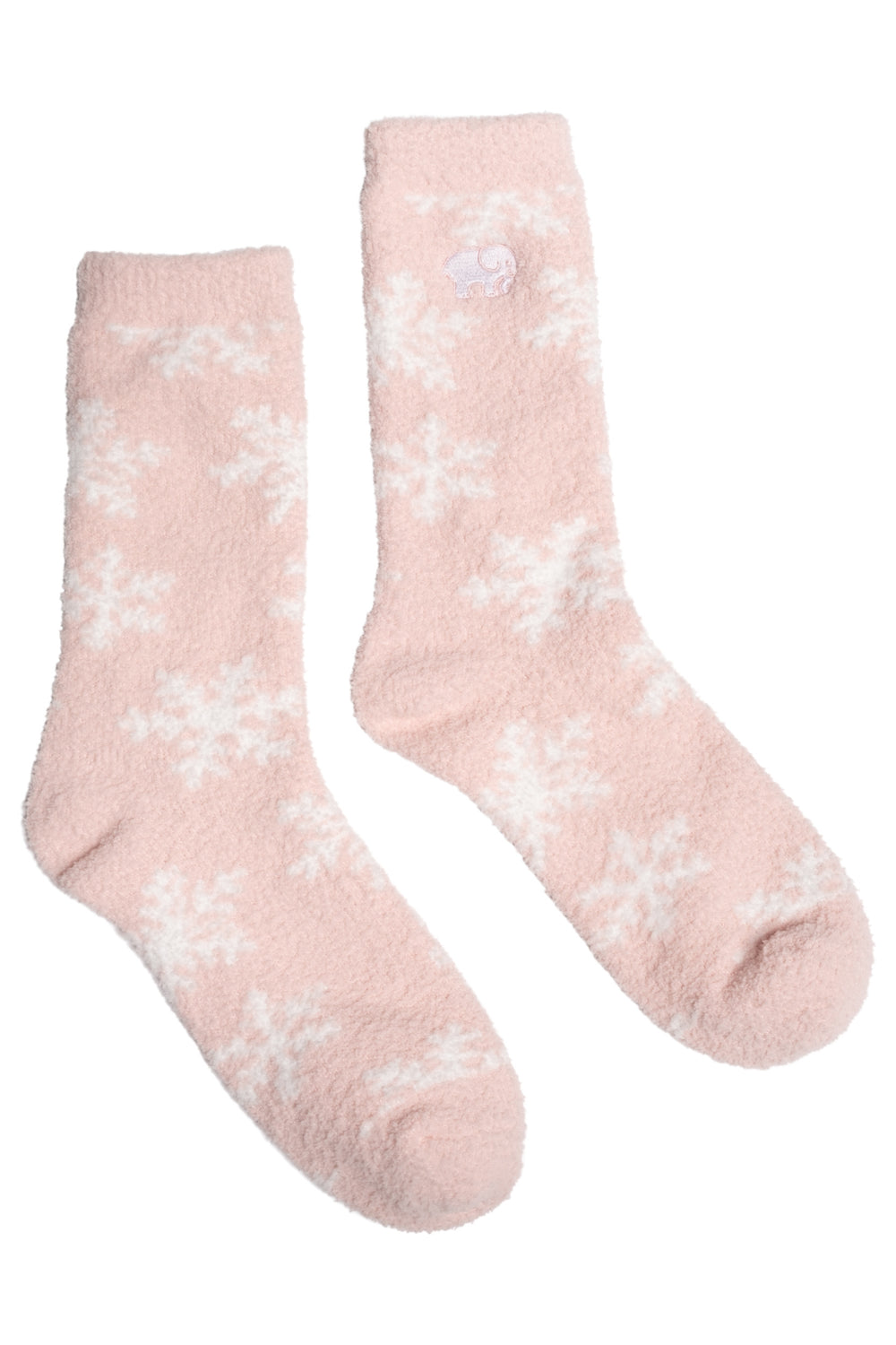 Snowflake Fuzzy Sock