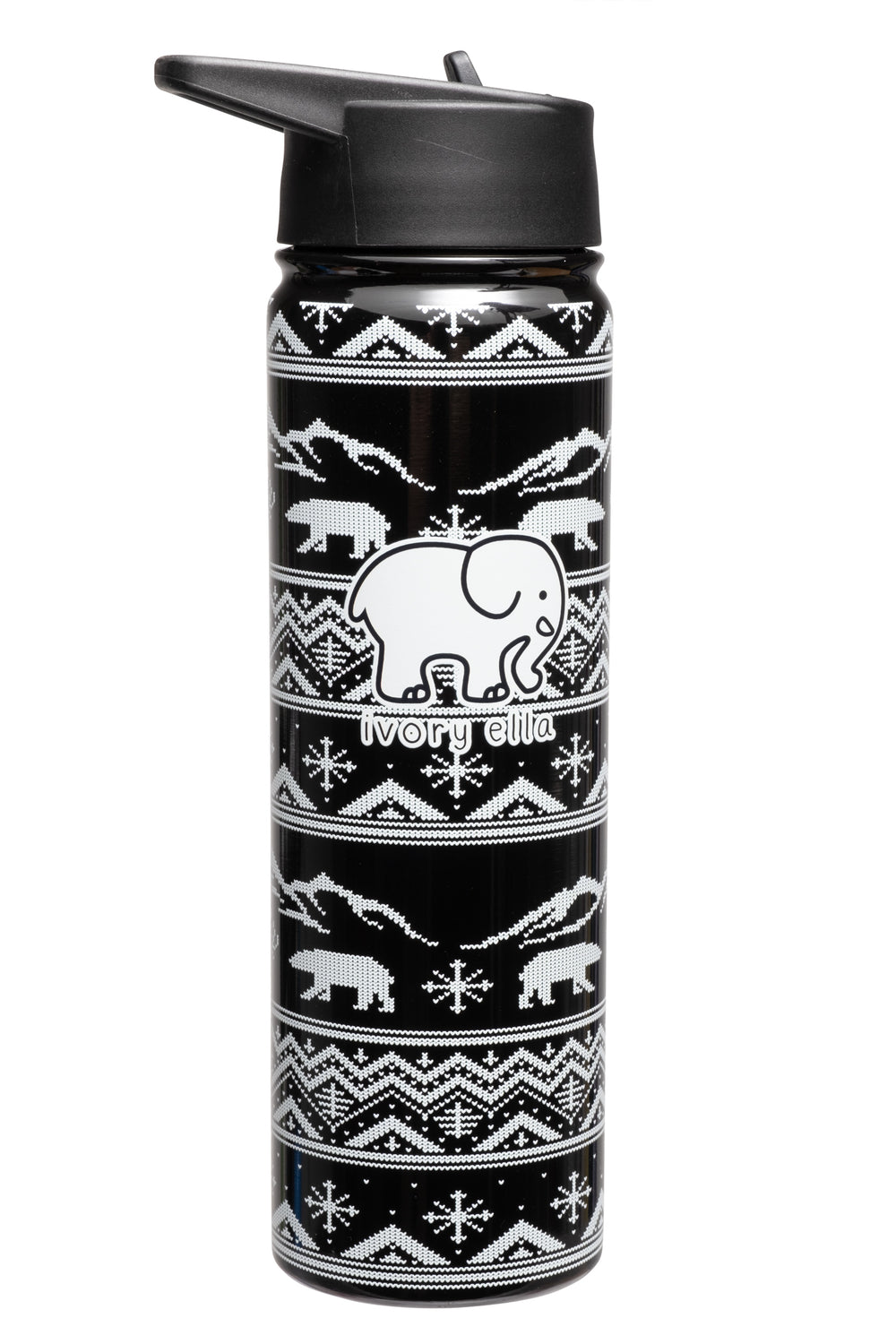 Polar Bear Fairisle 22 oz Insulated Water Bottle