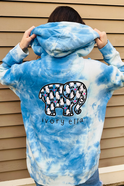 Ivory ella best sale ice dye hoodie